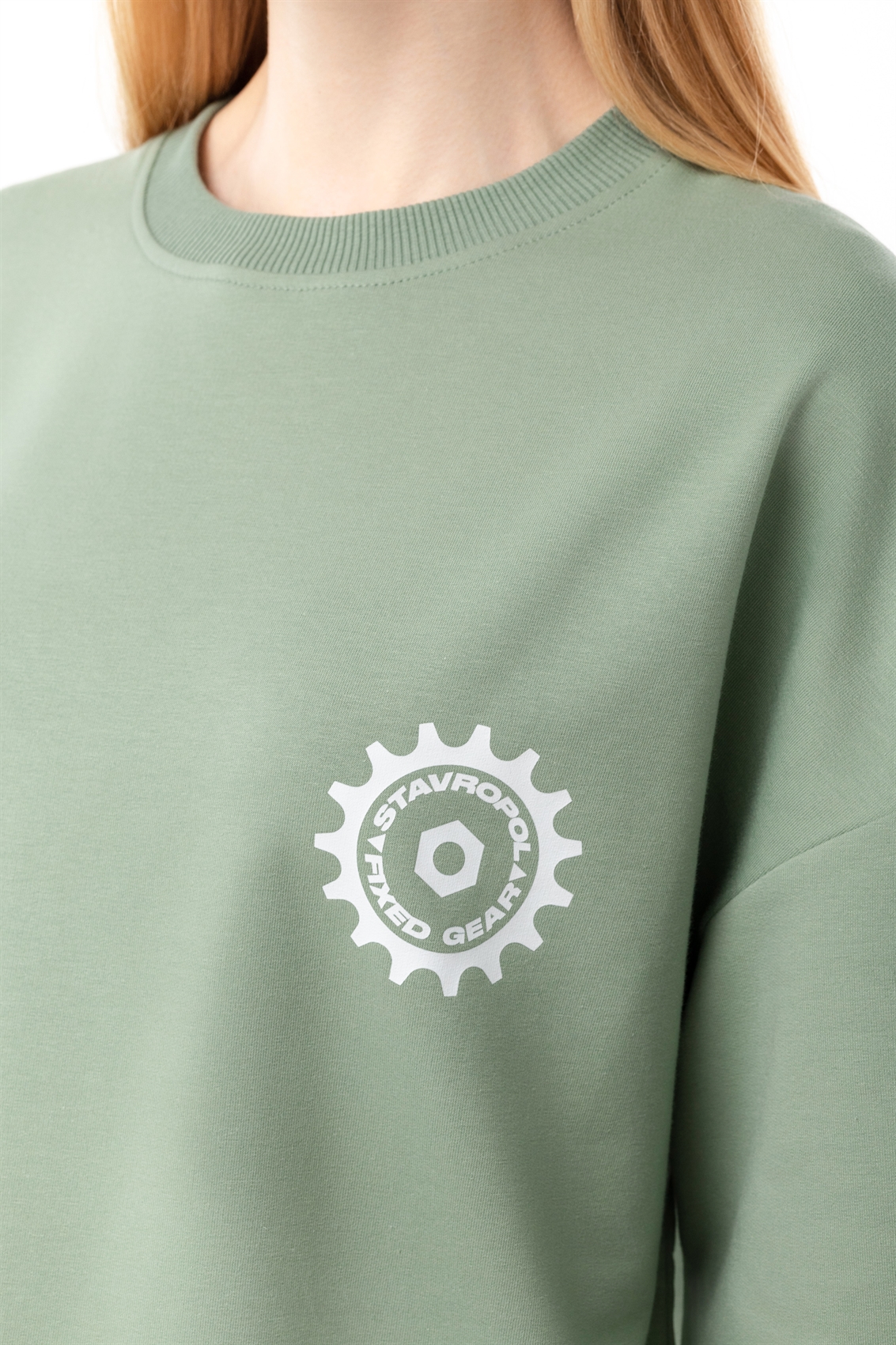 Футболка БОРДШОП#1 FIXED GEAR STAVROPOL зеленый - фото 48965
