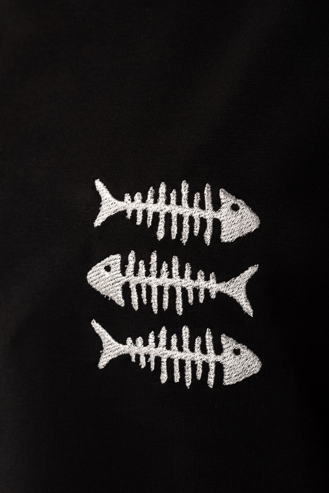 Футболка БОРДШОП#1 Fishbones черный - фото 49997