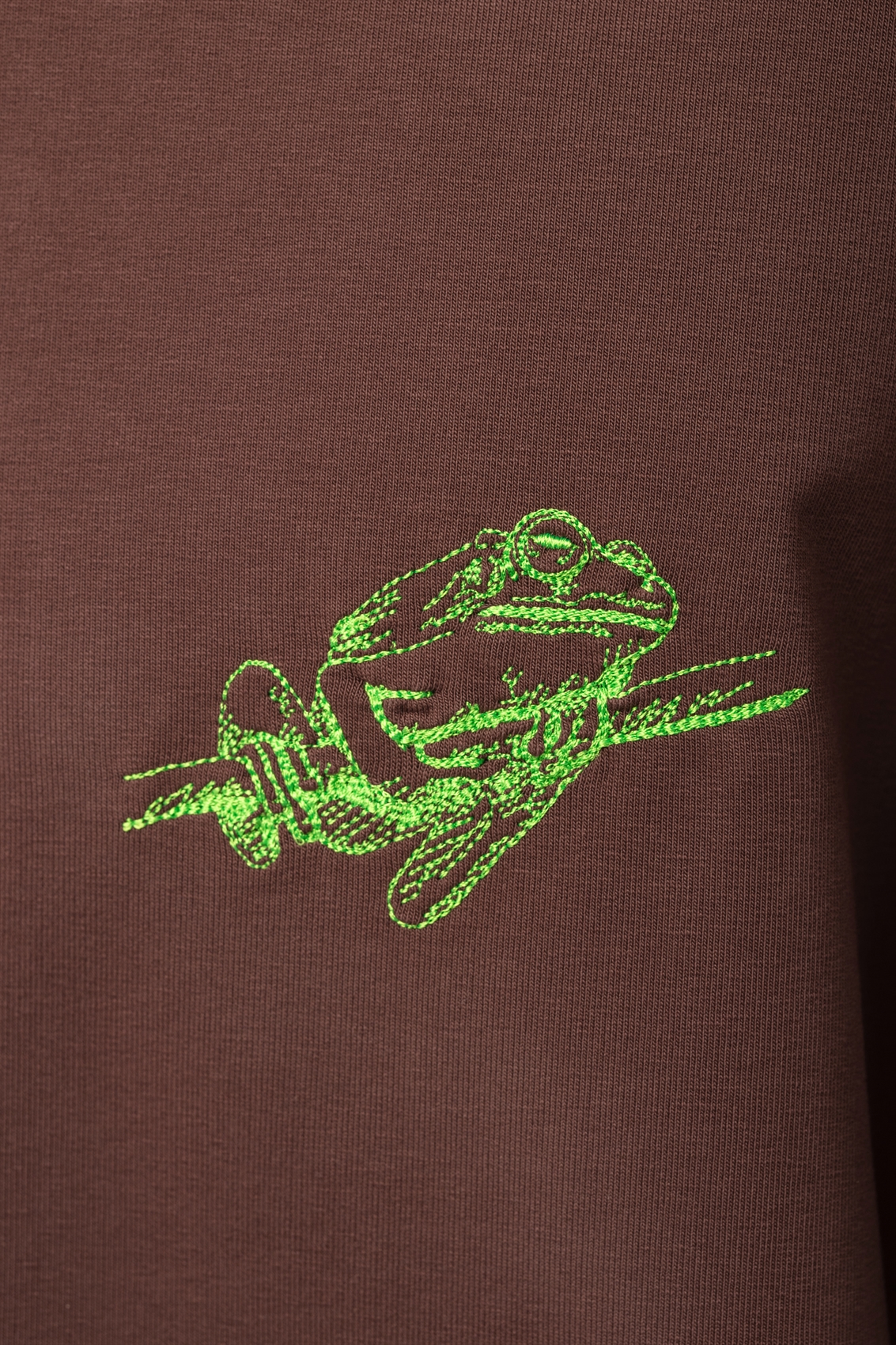 Футболка БОРДШОП#1 Frog коричневый - фото 50010