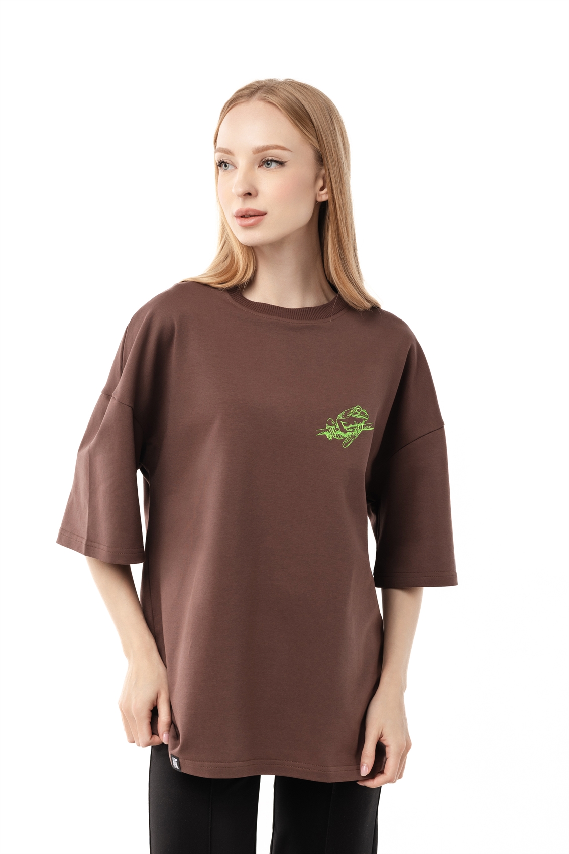 Футболка БОРДШОП#1 Frog коричневый - фото 50012