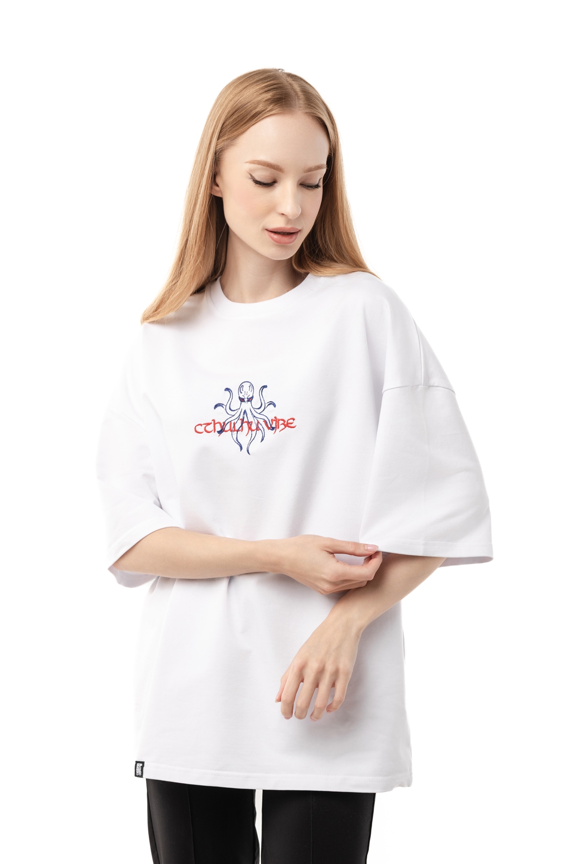 Футболка БОРДШОП#1 Ктулху белый - фото 50032