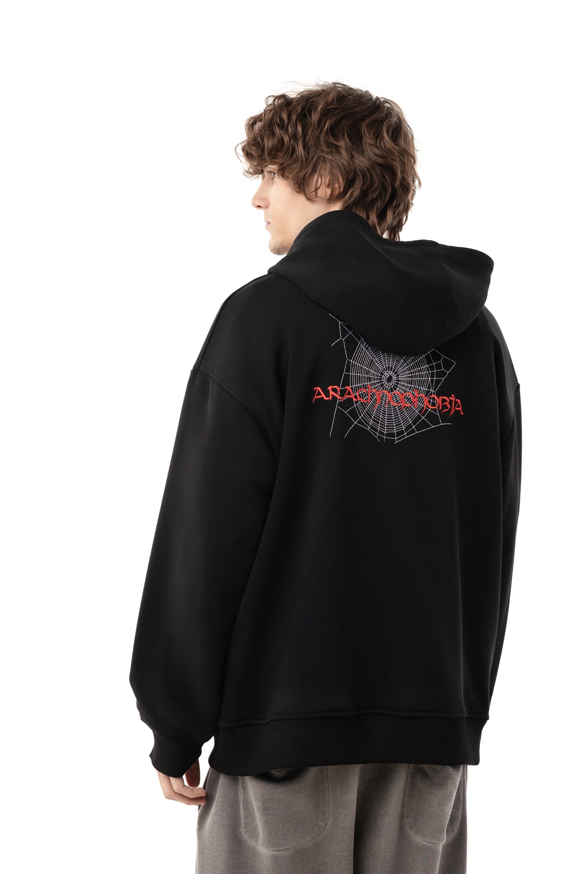 Худи Бордшоп1 Арахнофобия черный - фото 50053