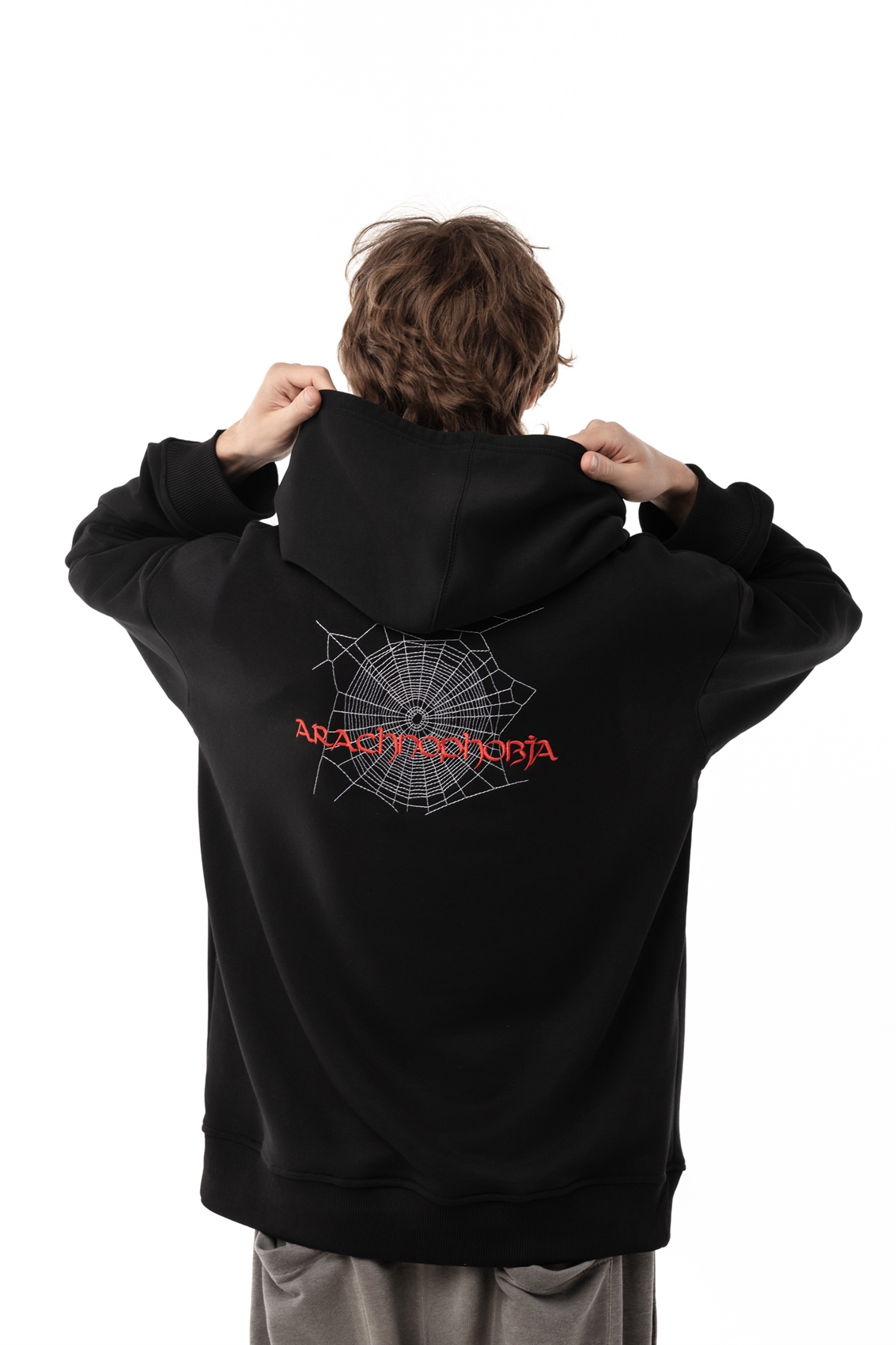 Худи Бордшоп1 Арахнофобия черный - фото 50054
