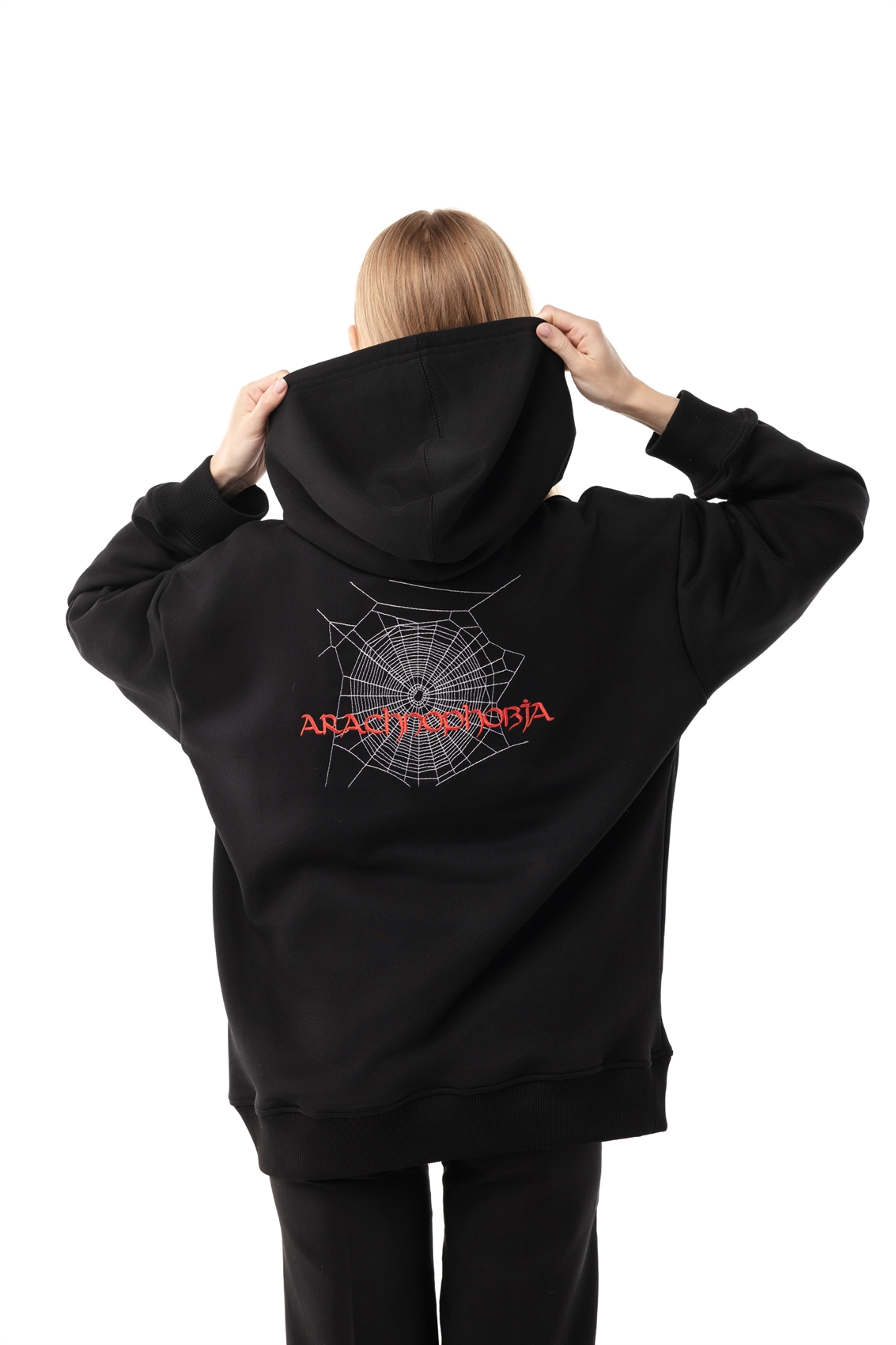Худи Бордшоп1 Арахнофобия черный - фото 50063