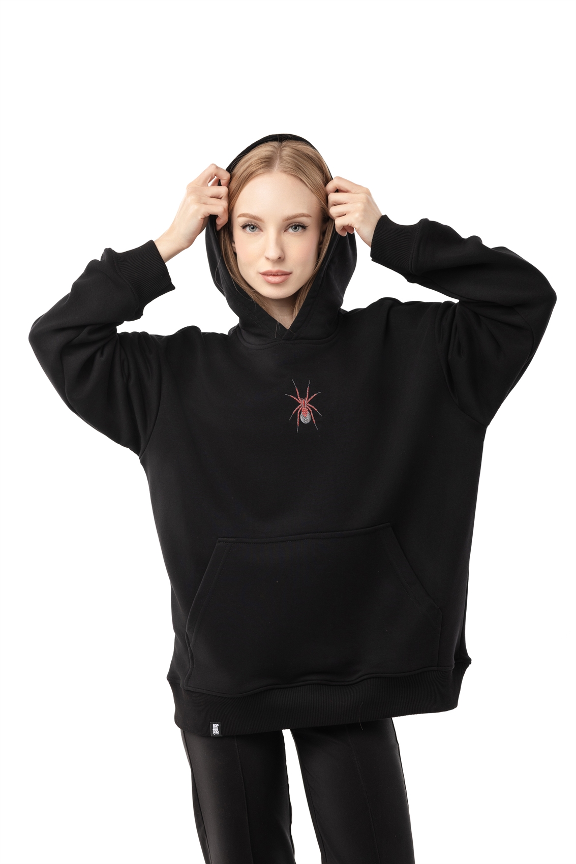 Худи Бордшоп1 Арахнофобия черный - фото 50064