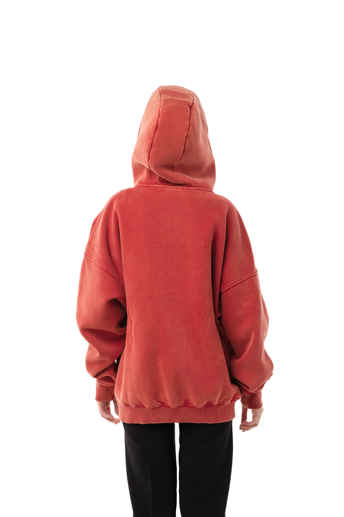 Зип-худи Бордшоп1 washed утепленный красный - фото 50087