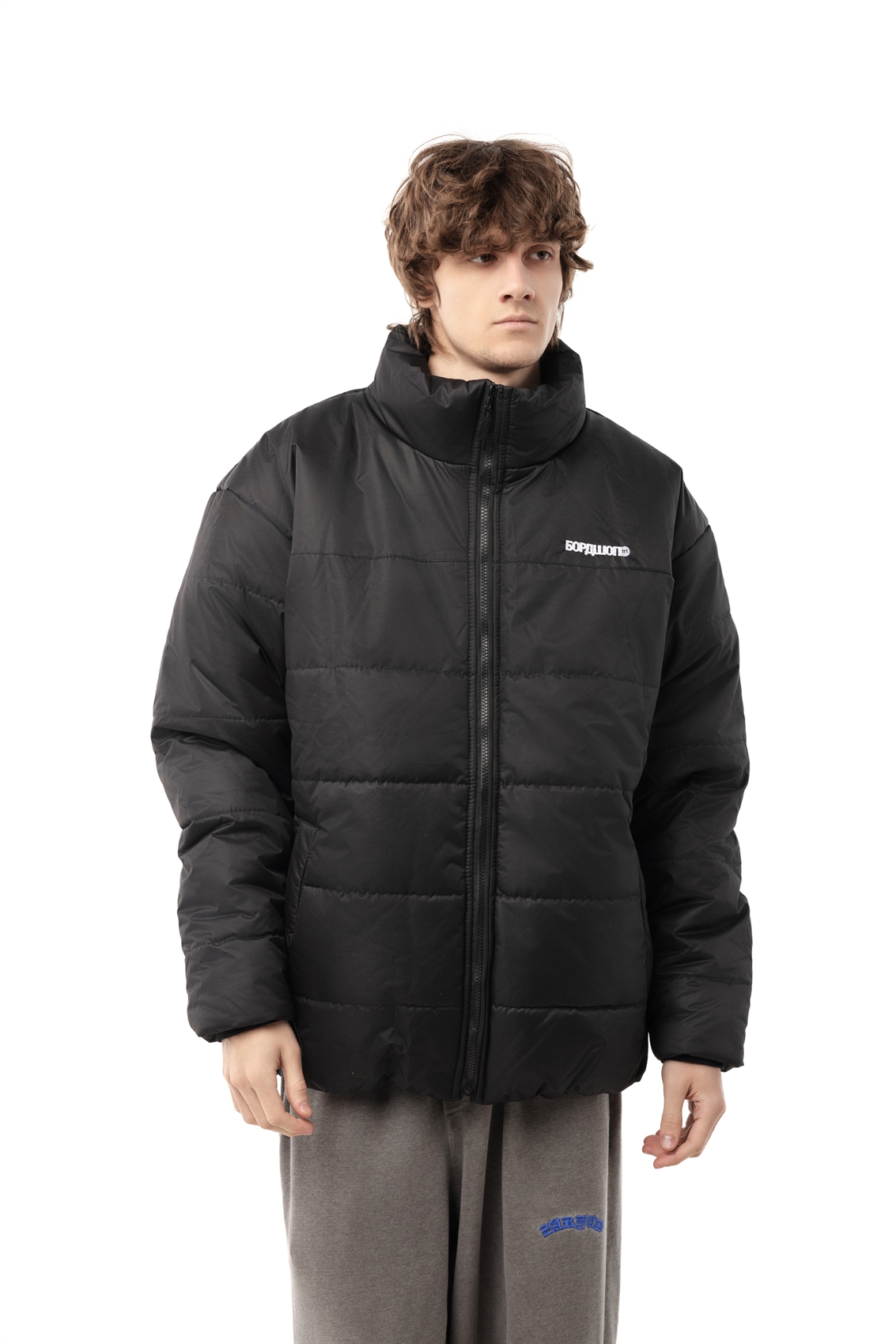 Куртка зимняя БОРДШОП1 Черный/черный - фото 50132