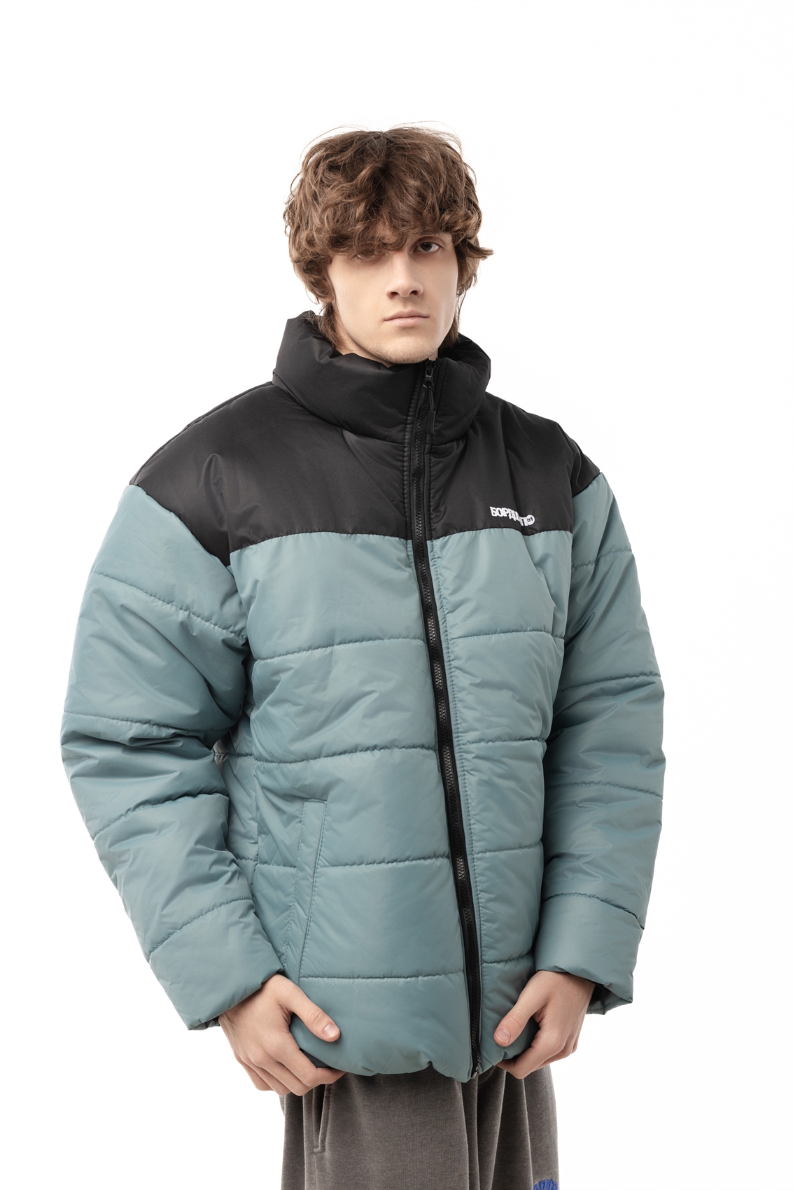 Куртка зимняя БОРДШОП1 Турмалин/черный - фото 50148