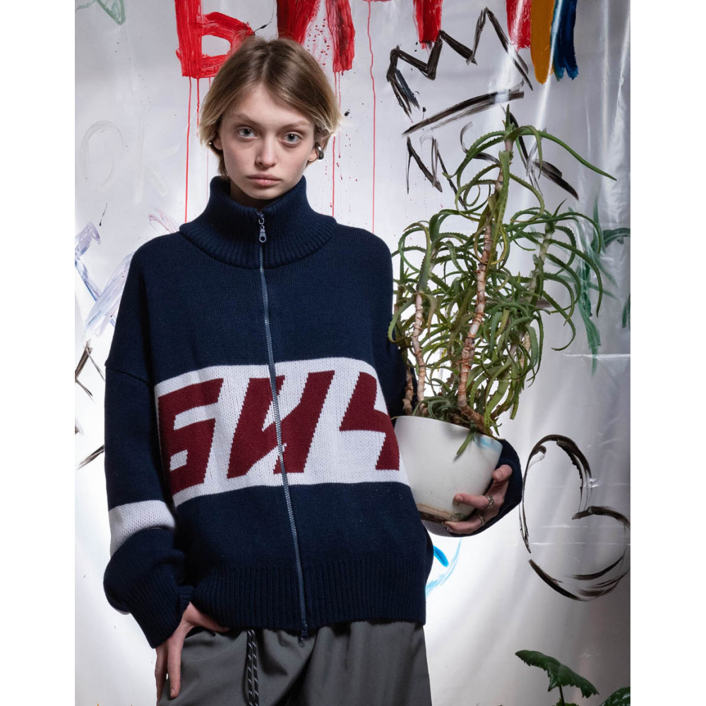 Кроп-джемпер на молнии БИЧ - фото 50350