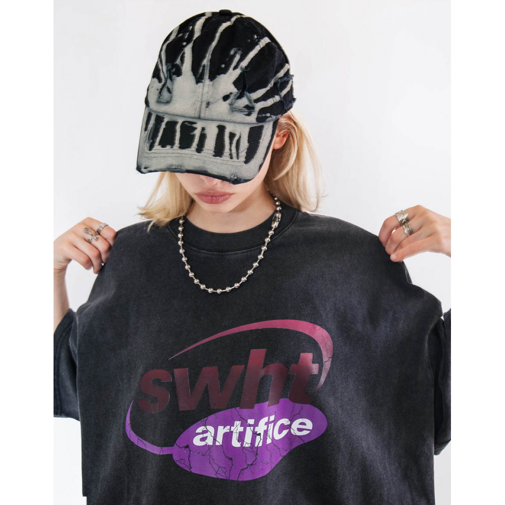 Укороченная футболка  Sowhat? "Artifice" - фото 50423