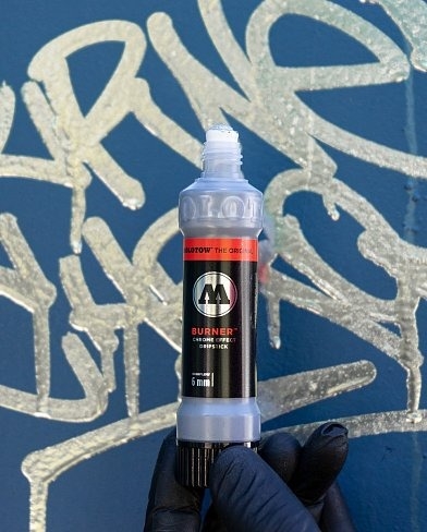 Molotow Маркер BURNER DRIPSTICK 863397 chrome effect 6мм 30мл - фото 51669