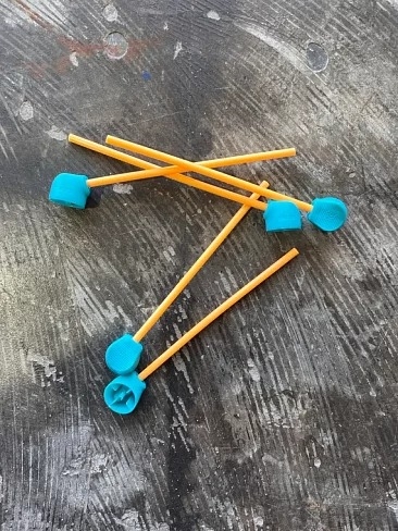 Night Quill Vortex Sting бирюзовый с трубкой для стандартных баллонов - фото 52045