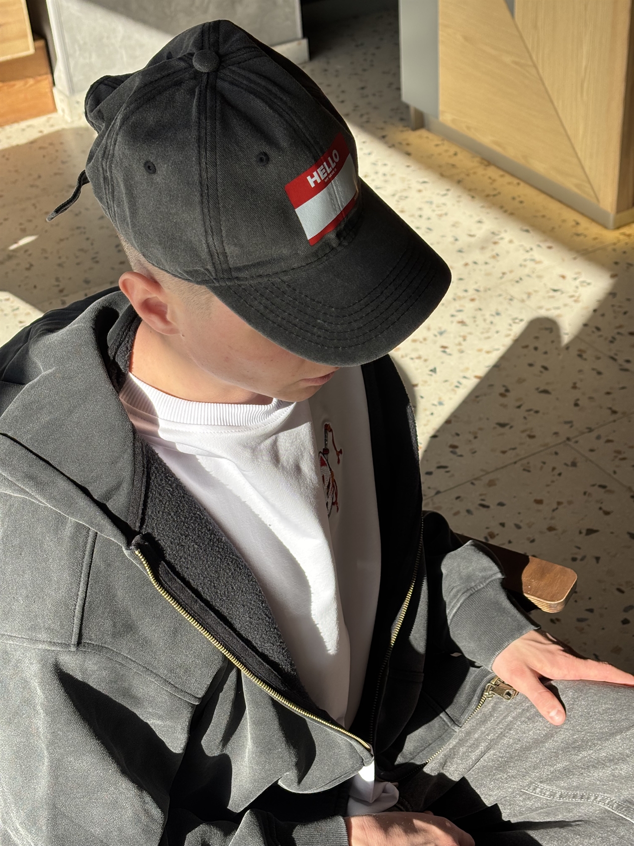 Кепка Бордшоп#1 Hello красный - фото 52105