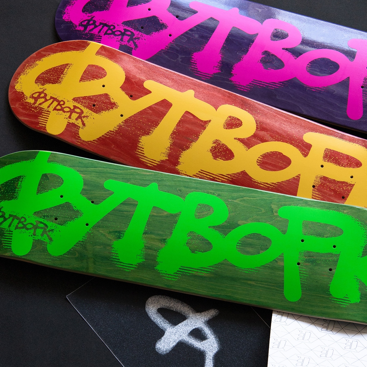 Дека Футворк Progress Лого Неон Фиолетовый (Размер 8.375 x 31.75) - фото 52222