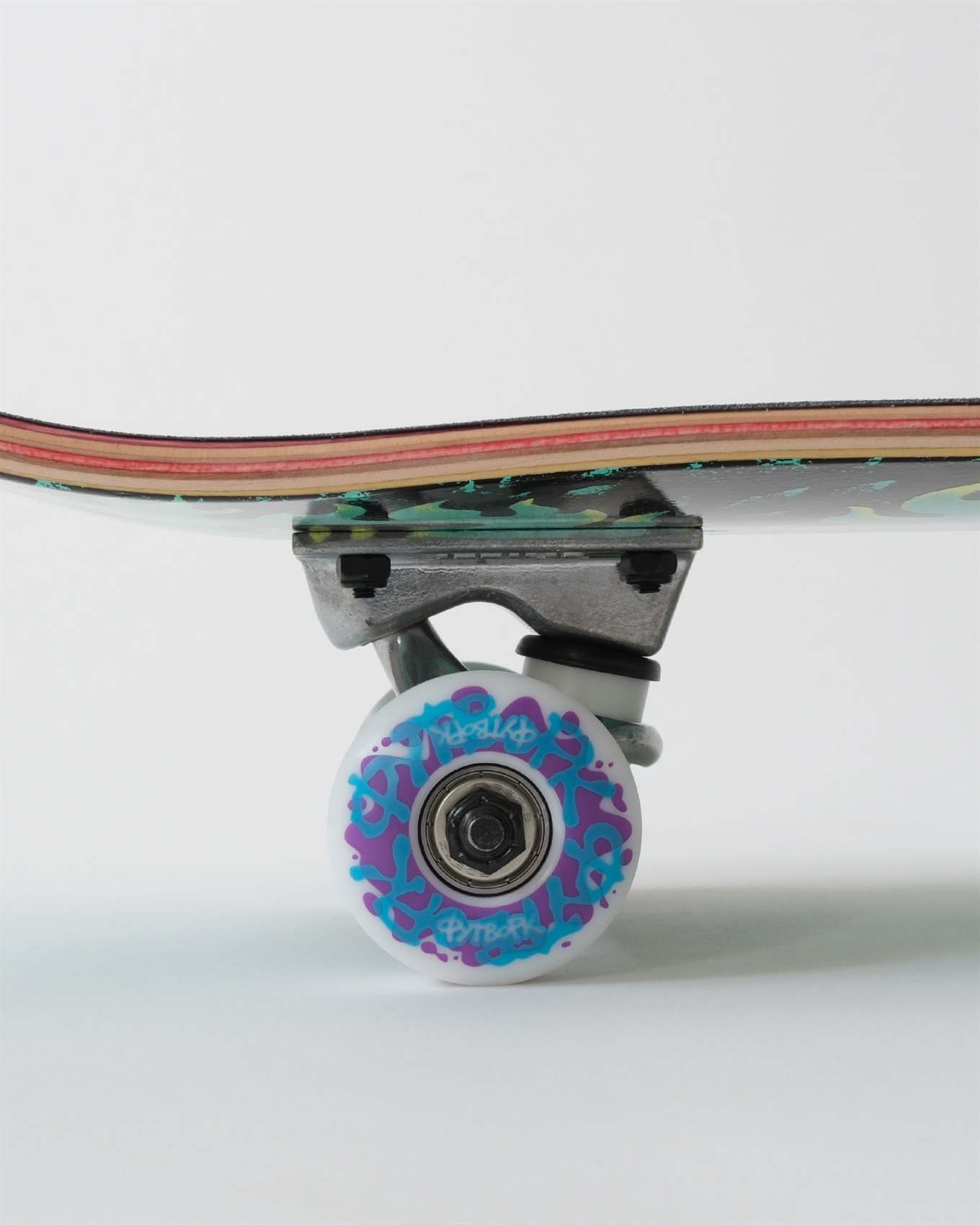 Скейтборд Футворк Пламя Зеленый 7.5 x 30.75 - фото 52270