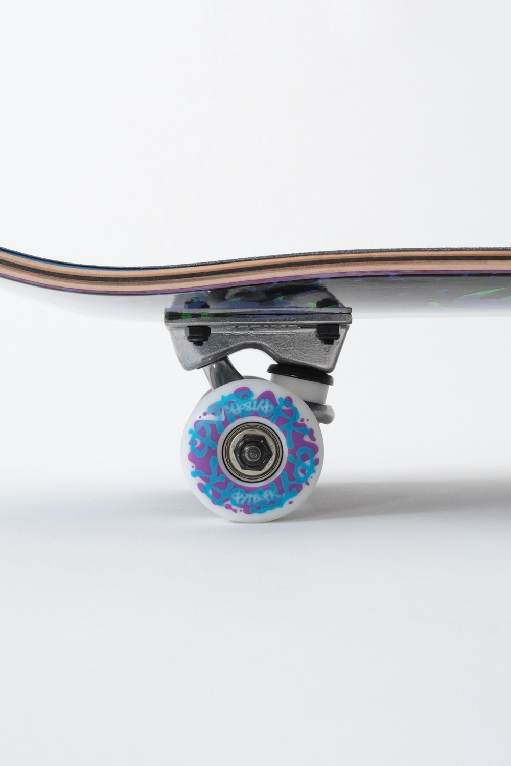 Скейтборд Футворк Пламя Фиолет 7.875 x 31.375 - фото 52277