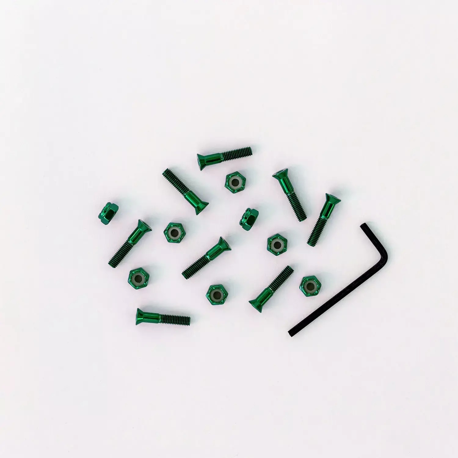 Комплект винтов Footwork Shiny Green 1" - фото 52424