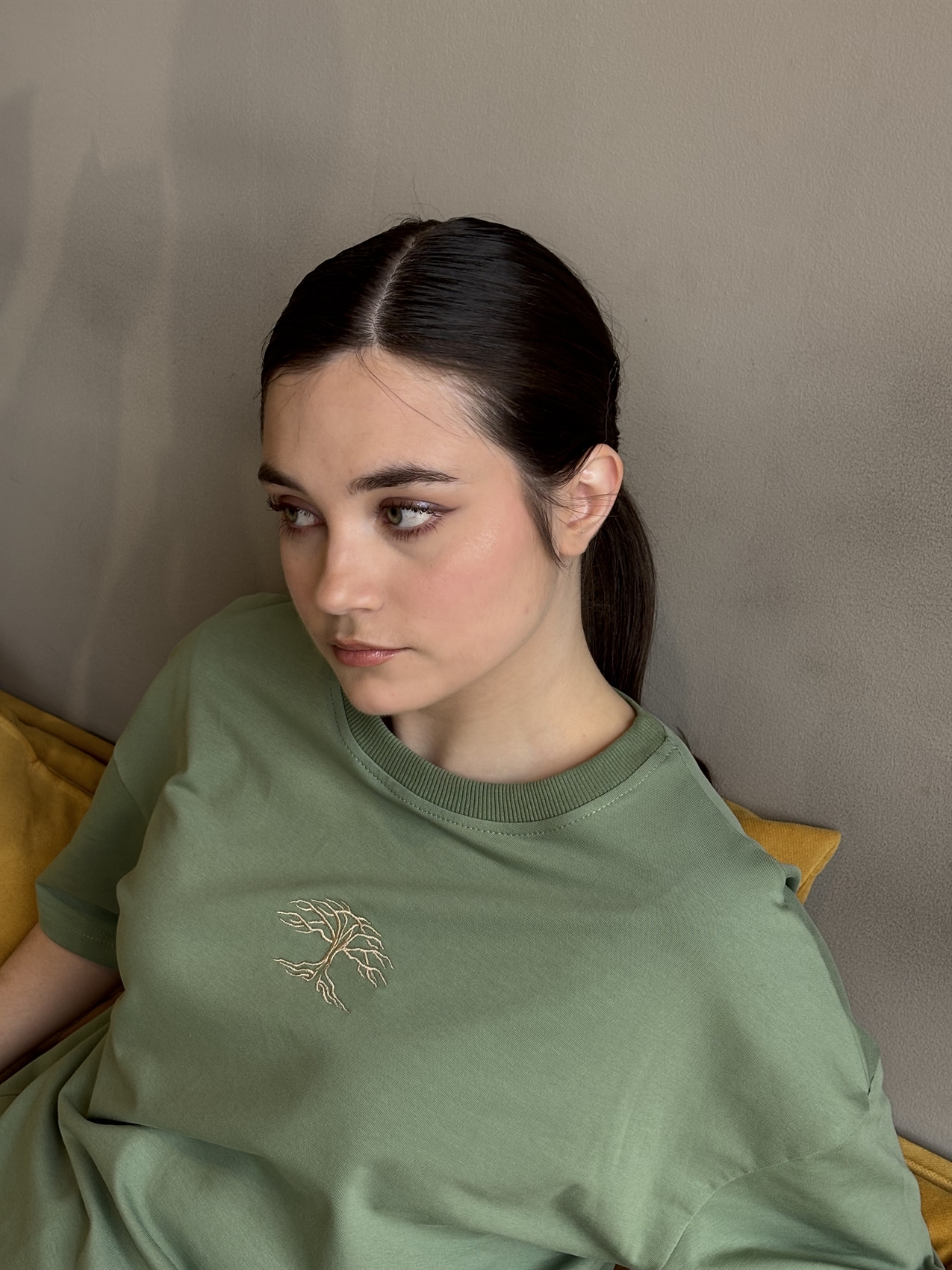 Футболка БОРДШОП#1 Tree зеленый - фото 52458