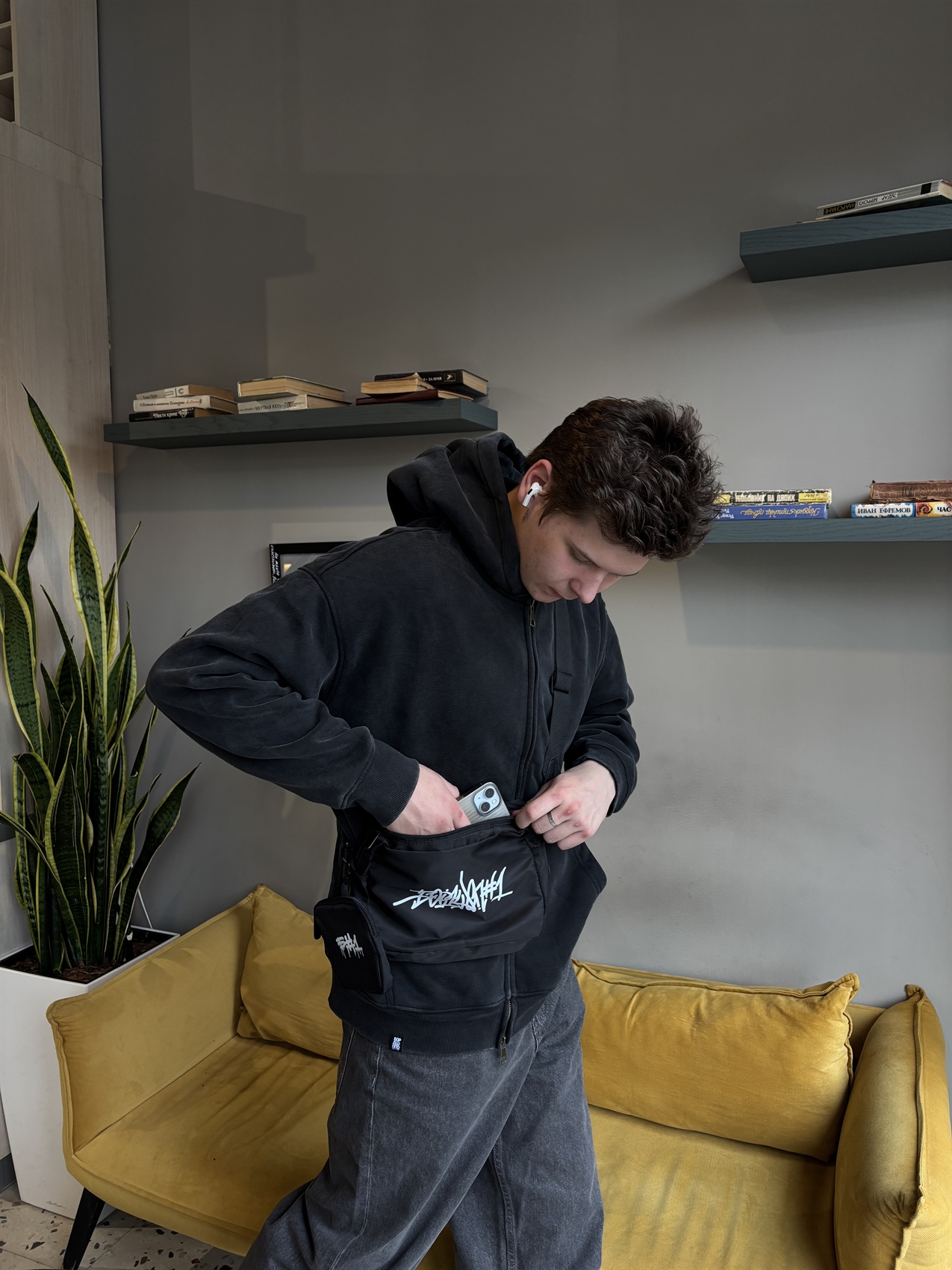 Сумка Бордшоп1 мессенджер и мини сумка - фото 52479