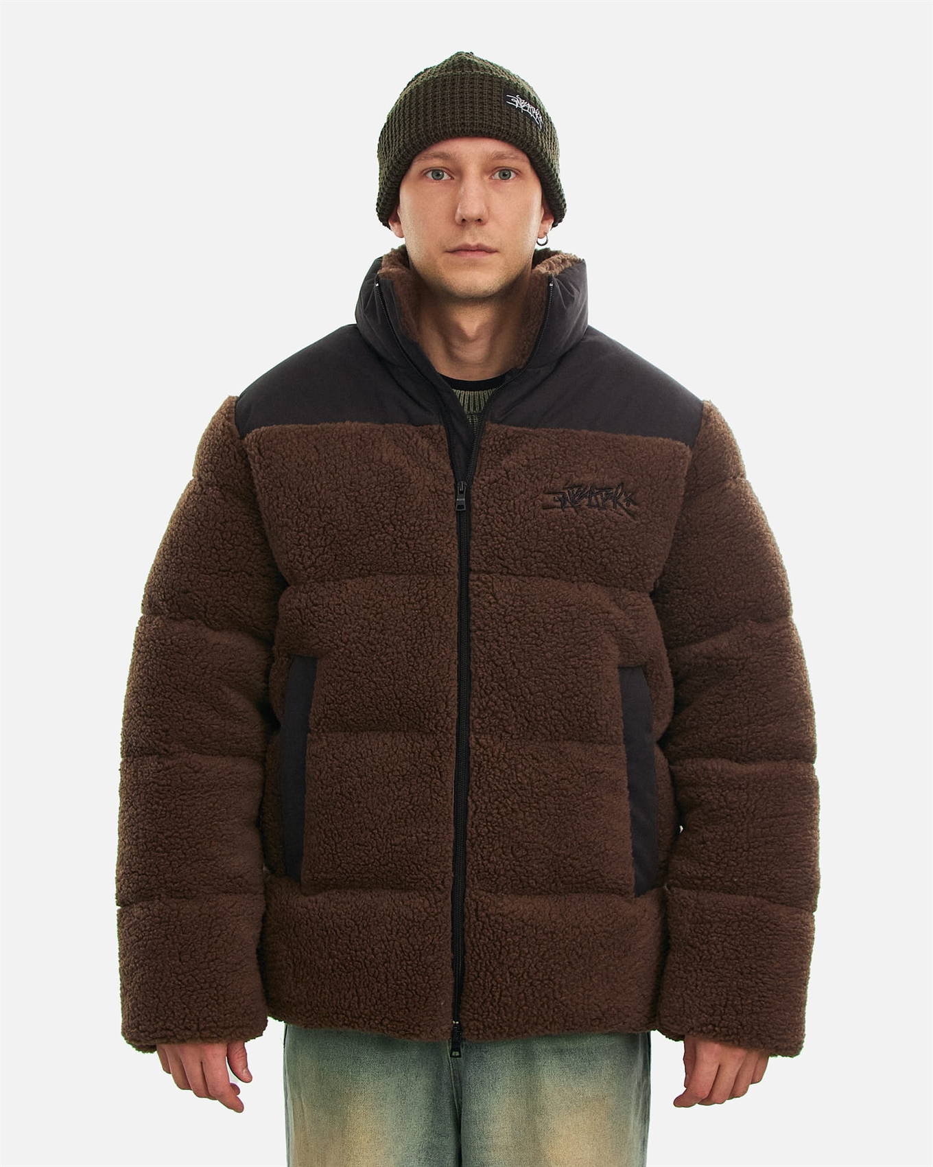 Куртка ANTEATER Downjacket-Sherpa-Brown - фото 55065
