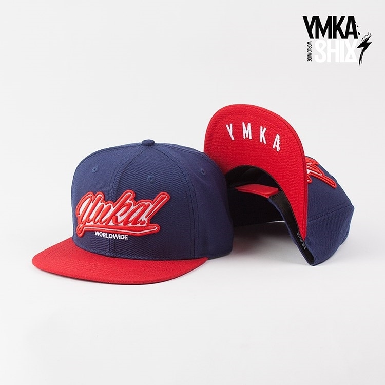 Кепка Ymka Shix navy logo snap (сине-красный) - фото 9726