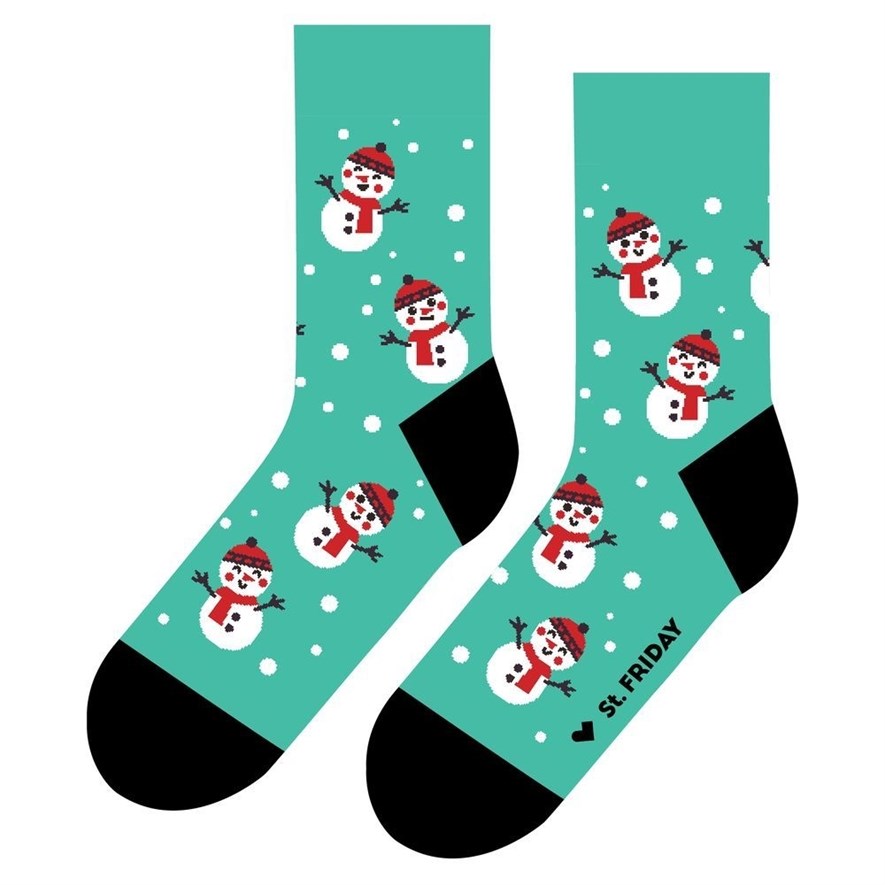 Носки St. Friday socks Снеговичий переполох в стране чудес