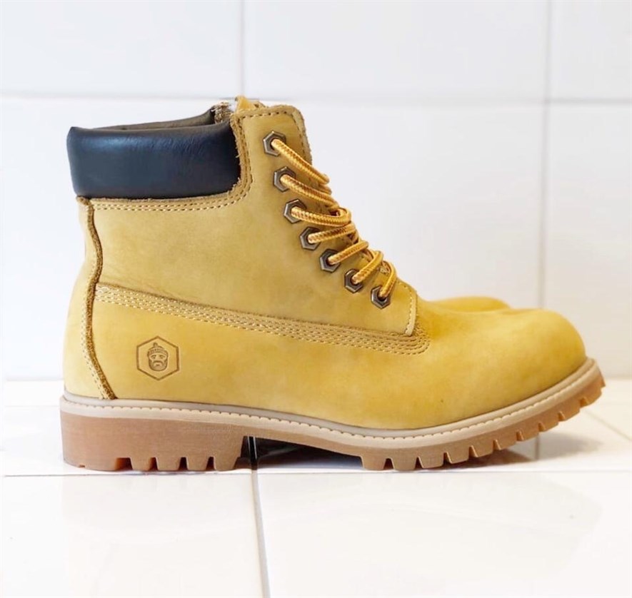 Ботинки Jack Porter TW2701-NW-W Нубук, желтый 50%шерсть