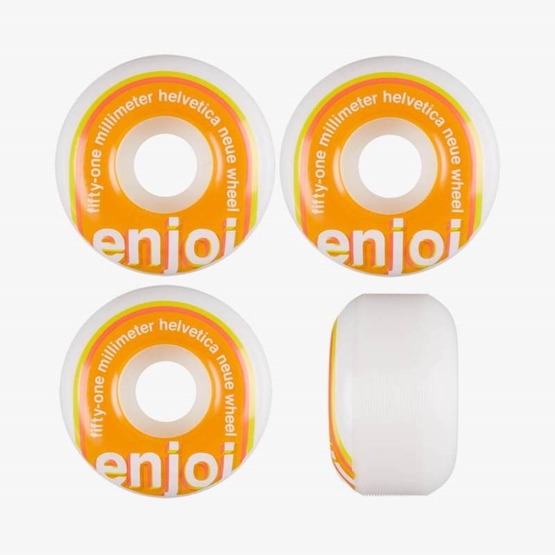 Колеса (к-т) Enjoi  Helvetica Neue Wheels Orange 51mm
