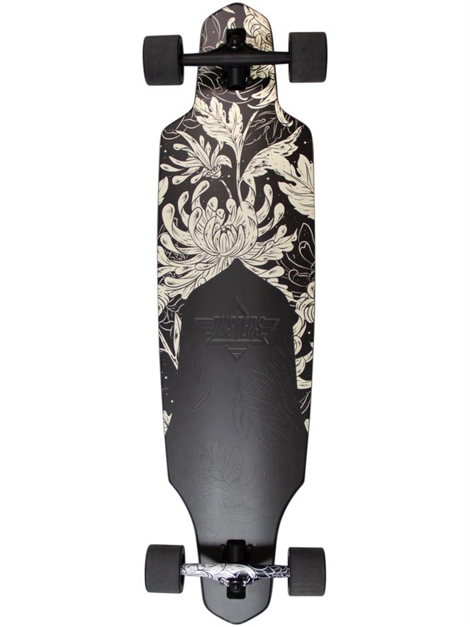 Лонгборд Dusters CHANNEL BLOOMING LONGBOARD   BLACK/WHITE (38)