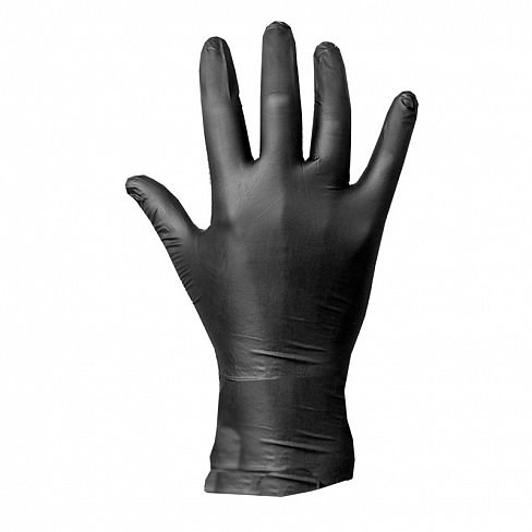 Перчатки резиновые черные (пара) Molotow 800416 (L Size)