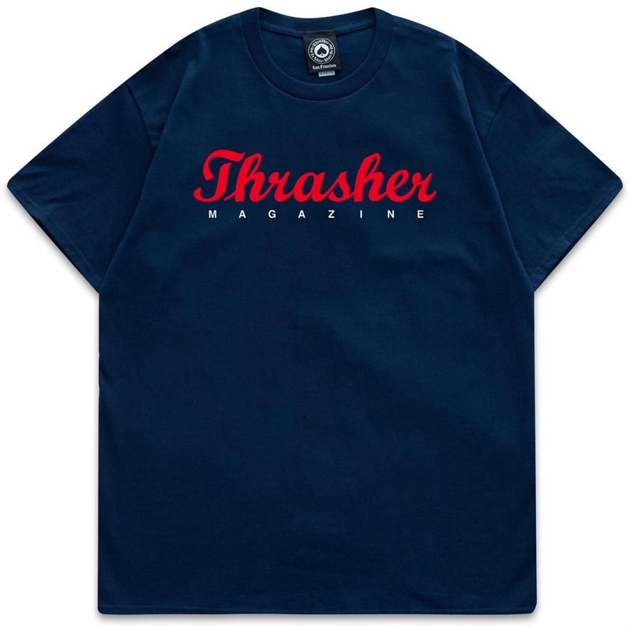 Футболка Thrasher SCRIPT синий