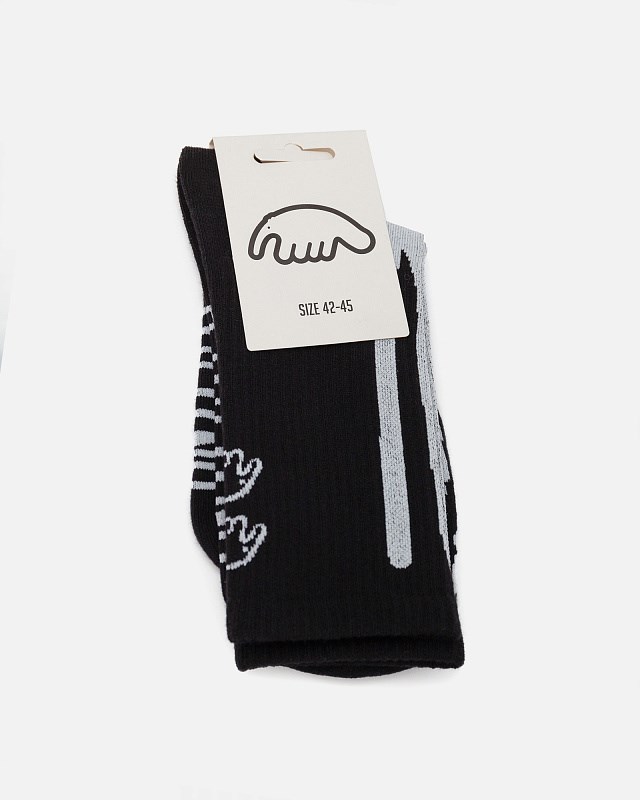 Носки ANTEATER Socks-Black-Bones