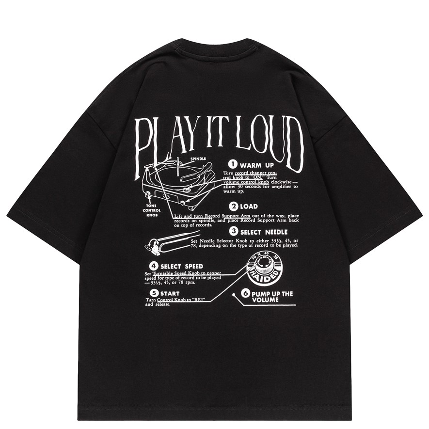 Футболка Haided LOUD RLXD HW TEE black