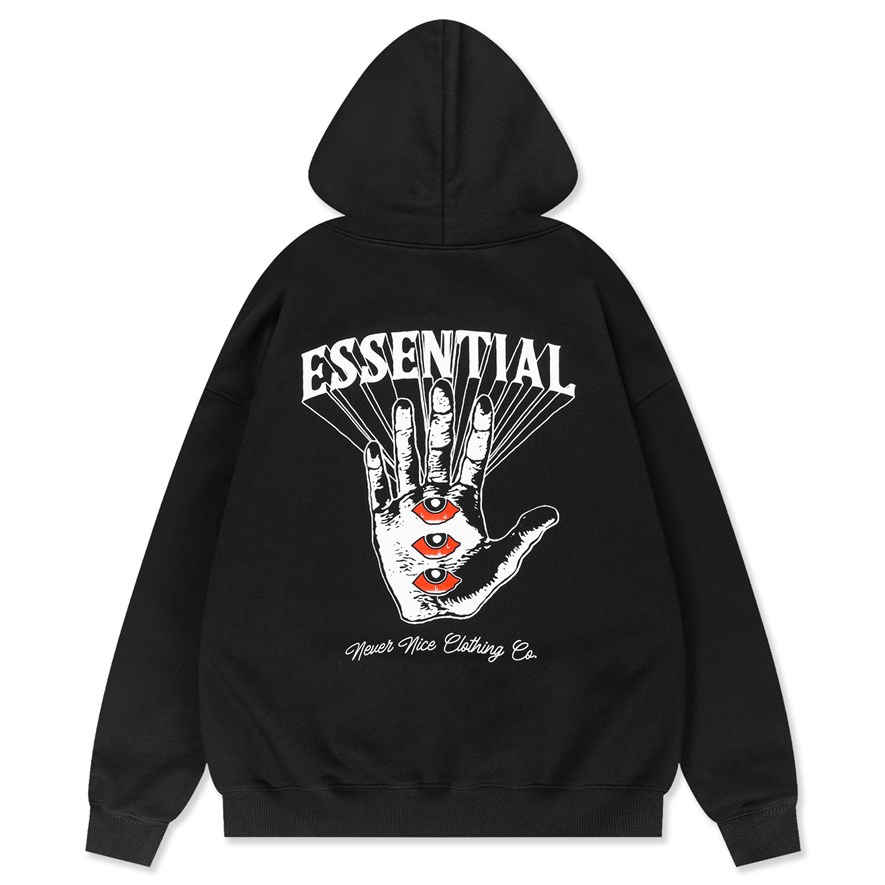 Худи Haided ESSENTIAL DAY HOODIE VLR black