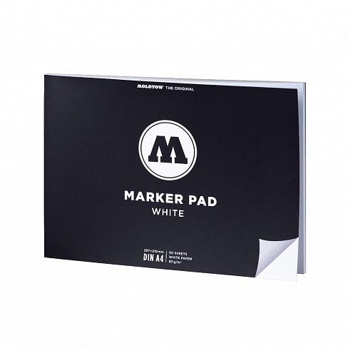 Molotow Blackbook Marker Pad White А4 50 листов 801210