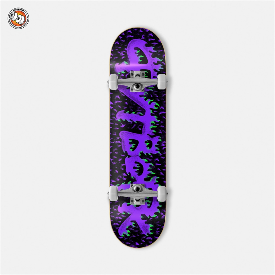Скейтборд Футворк Flame Purple 7.875 x 31.375