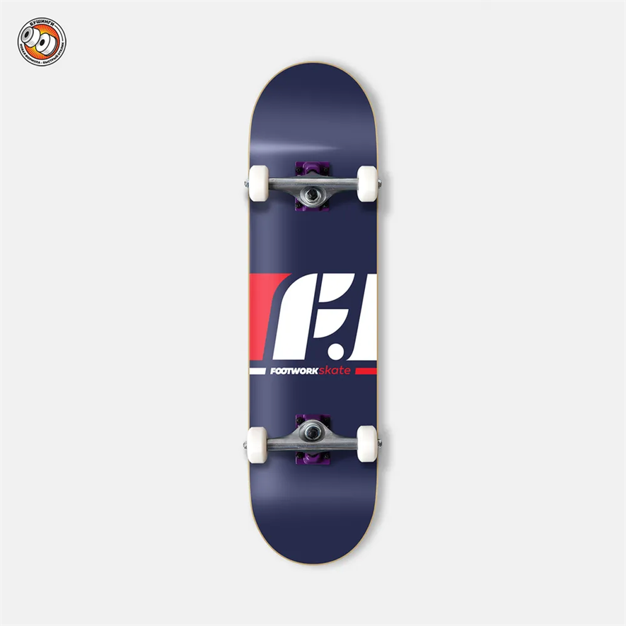 Скейтборд Футворк Logo Navy 8.25 x 31.75