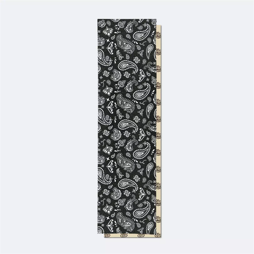 Шкурка для скейтборда Dip Grip Paisley Black