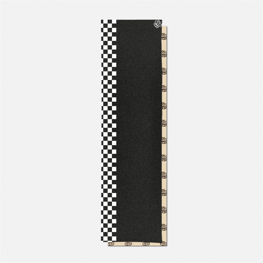 Шкурка для скейтборда Dip Grip Side Check Black