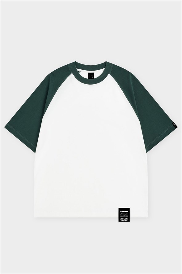 Футболка SHMOT "REGLAN DELUXE COMBO", зеленый