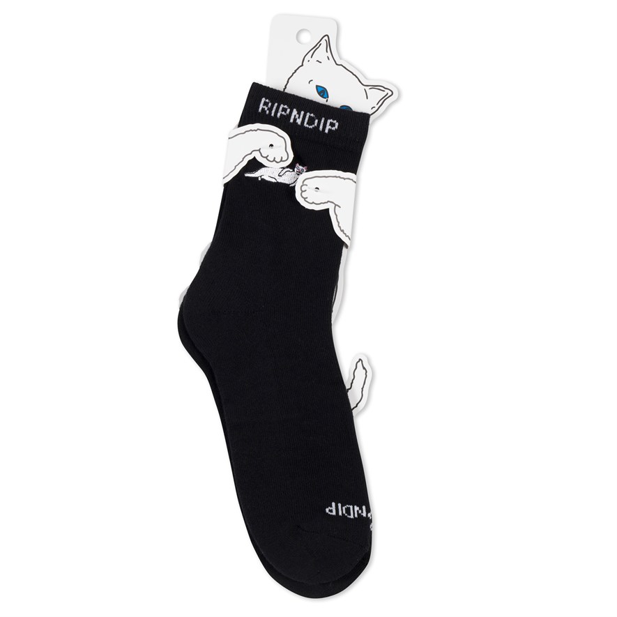 Носки RIPNDIP CATSTANZA MID SOCKS (BLACK)
