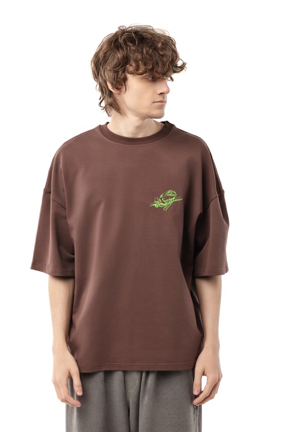Футболка БОРДШОП#1 Frog коричневый