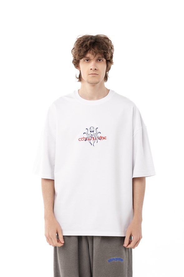 Футболка Бордшоп1 Ктулху белый