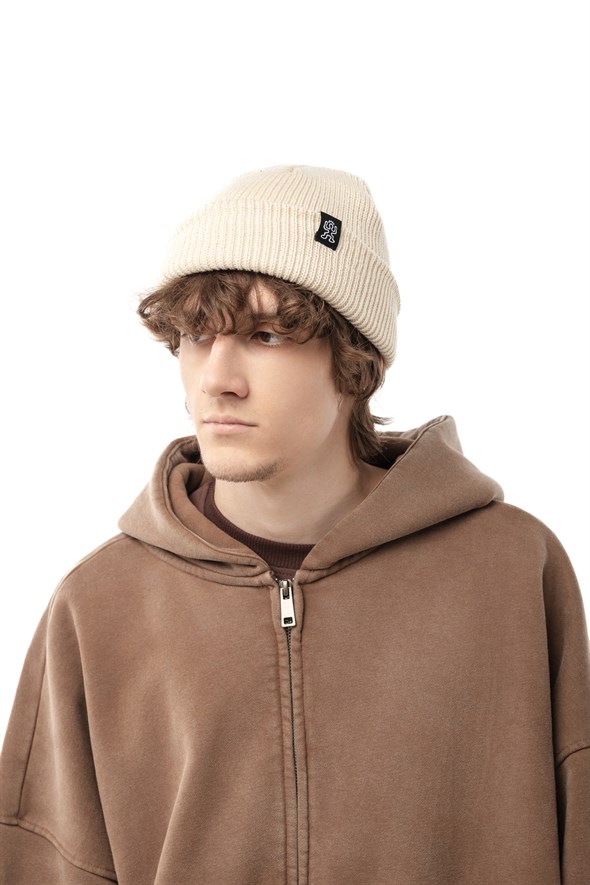 Шапка БОРДШОП1 Бини песочный