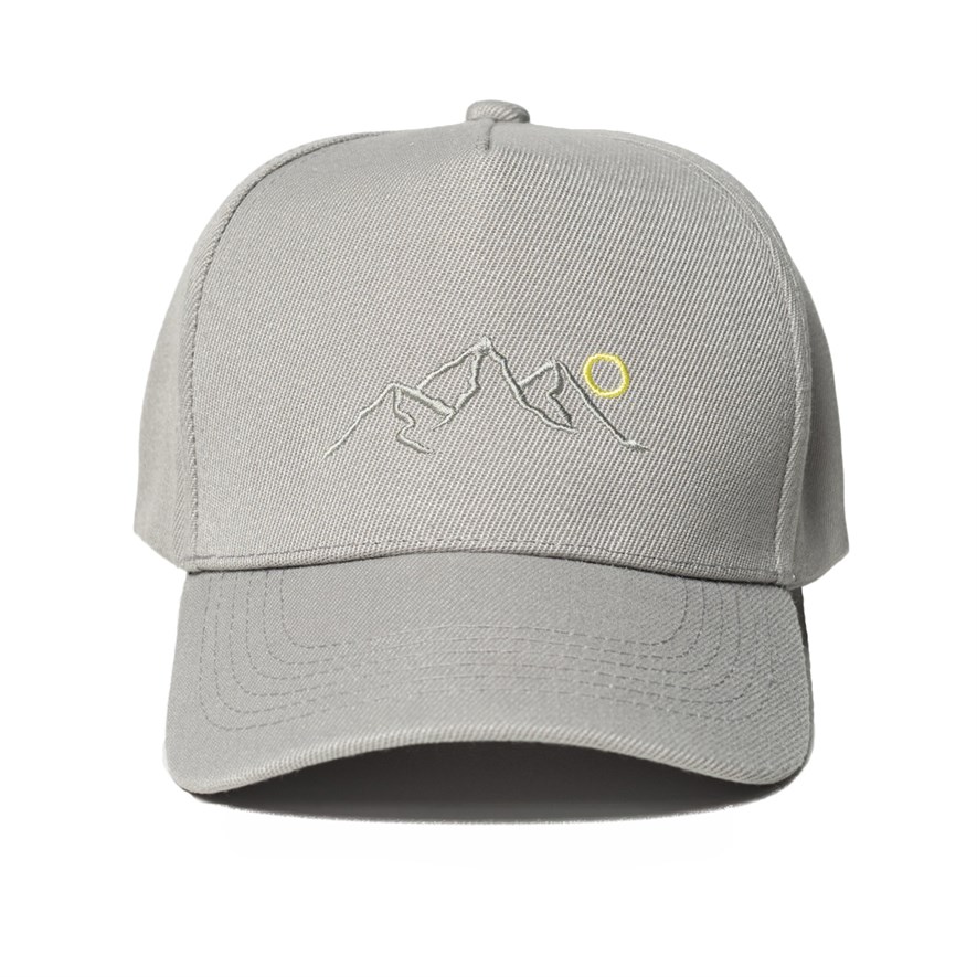Бейсболка Бордшоп#1 Горы серый