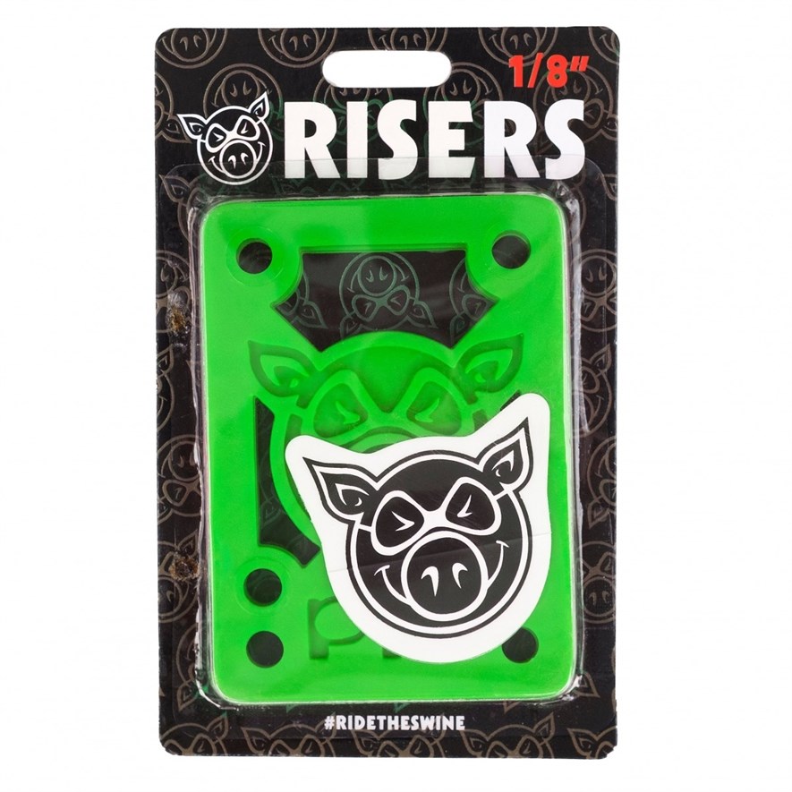 Подкладка (комплект) Pig 1/8" HARD RISERS GREEN