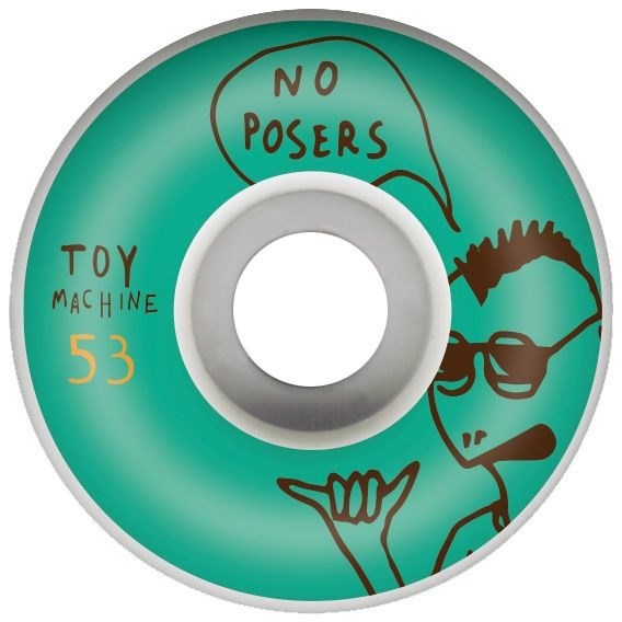 Колесо (комплект) Toy Machine NO POSERS (53)