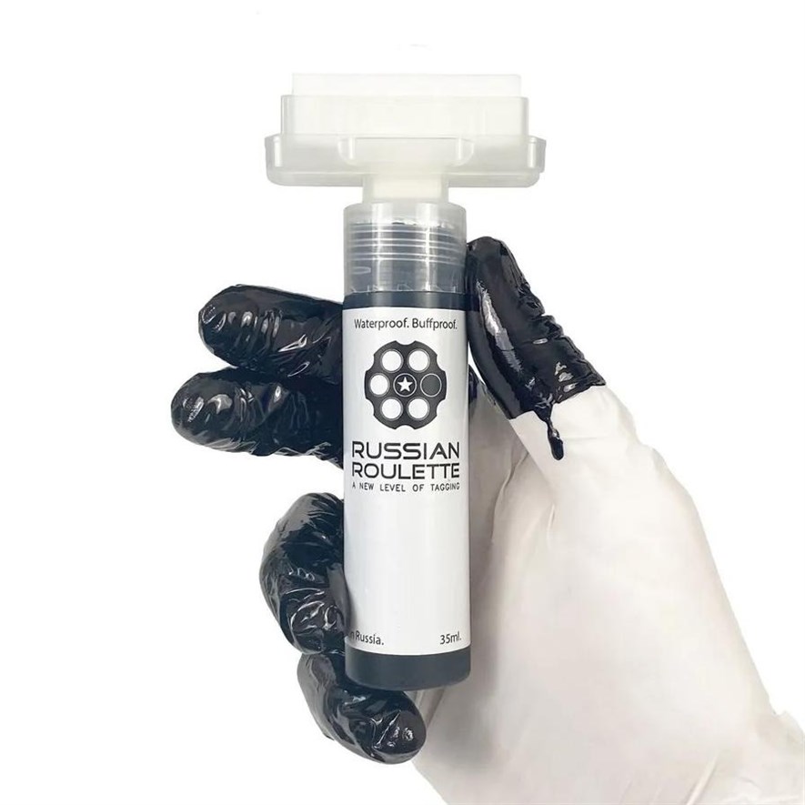 Russian Roulette Маркер 50мм 40мл "Blue pigment"