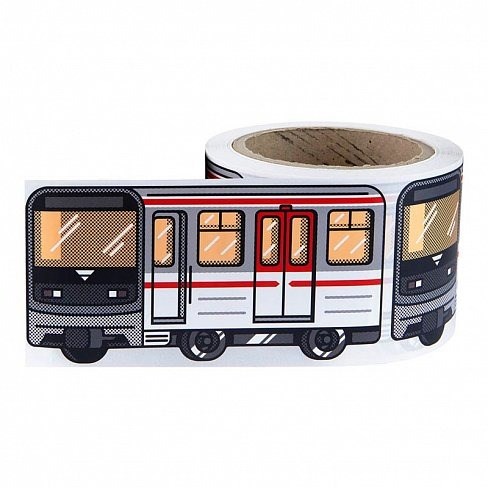 Наклейка FLUX Prague Metro 7x14см