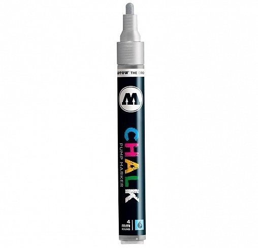 Molotow Маркер CHALK 228001 metallic silver 4 мм круглое перо